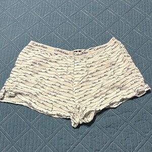 calvin klein pajama shorts